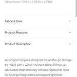 Vuori  Hip Pack Photo 7