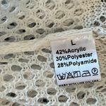 Beautiful White And Tan Beach Cover Up Dress L Size L Photo 8