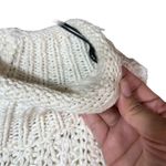 Moth Sleeveless White Turtleneck Sweater Size Large Photo 4