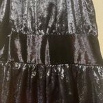 Ramy Brook ellin velvet dress black Large Photo 7