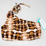 Seafolly  High Tide One Shoulder Keyhole Top in Copper Tan Size 6 NWT Photo 1