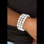 Paparazzi  ♥ Undeniably Dapper - Silver Bracelet Photo 1