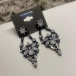 EXPRESS NWT  Pierced Dangle Drop Earrings Rhinestone MSRP $29.50 GIFT Photo 5