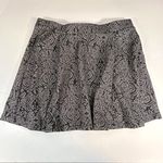 Black Lace Metallic Knit Skater Skirt Torrid Size 2 or US 18/20 Photo 1