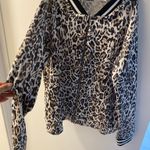 Ecowish Stylish Animal Print Bomber Jacket  Size: L Photo 3