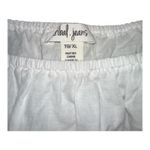 Tribal Jeans White/Blue On/Off Shoulder Embroidered Blouse, Womens XL White Photo 6