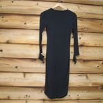 Monrow Black Midi Body Con Dress Black Size XS Photo 7