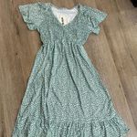 Green Patterned Dress Photo 0