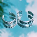 Pinky promise ring set Silver Photo 1