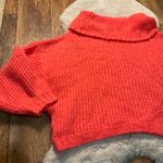 Pilcro ‎ Zamora Sweater Size XL Coral Oversized Knit Womens Anthropologie Cowl Photo 10