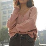 Nation Ltd  Bijou Adobe Pink Alpaca Blend Sweater Size XS Photo 0