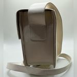 Sleek Off White Vintage Charles Jourdan Leather Crossbody Handbag Made In France Photo 1