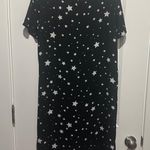 Belle Sky Star print asymmetrical hem sheer dress Photo 2