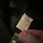 NWT J. Society Vegan Leather Blazer With Gold Buttons Size S Black Photo 3