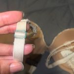 Victoria's Secret Gorgeous Cream Lace crochet Very Sexy Pushup Bra 32DD Photo 9