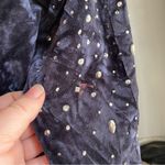 Giuseppe Zanotti  Y2K‎ Sweatshirt Dress Velour Rhinestone Zip Up Hoodie 42 Photo 4