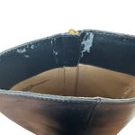 Banana Republic  Black Leather Knee High Boots Gold Zip Size 9M Photo 11