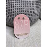 8 Other Reasons  Exquisite Crystal Stud Earrings Gold Women's Size OS Photo 2