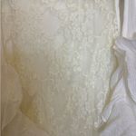 J. Lee Ivory White Lace Ruffle Vest Boho Festival Fairycore Romantic Layering XL Photo 5