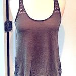 Aerie  Gray Lace Tank Top Photo 1