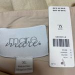 Anthropologie NEW Mare Mare Beige Linen Sleeveless Cami A Line Mini Dress Sz XL Photo 3