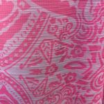 Cejon Pink and White Batik Geo Scarf 65” x 22” VALENTINES DAY GIFT IDEA! Photo 6