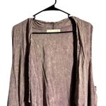 Magnolia South Purple Tie Dye Duster Vest Cardigan Open Front Sleeveless Size L Photo 1