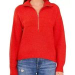 Vince Camuto  Half-Zip Pullover Ribbed Sweater Photo 0