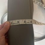 OrYANNY Gray Whipstitch Pebbled Leather Crossbody Satchel Purse Handbag Photo 3