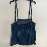Pilcro Anthropologie  Denim Jean Overall Skirt Skirtall‎ Women's Size Large Photo 10