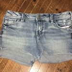 Silver Jeans Silver cutoff denim western shortie shorts Photo 0