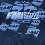FMF Intl Racing Motocross Black Graphic Zip Up Hoodie Sweater Photo 2