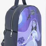 Corpse Bride Emily Mini Backpack Tim Burton Purple and Navy NWOT Photo 0