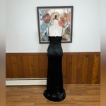 Emerald Sundae Elegant New Black Satin Prom/Pageant Gown! Photo 4