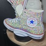 High Top Shoes AB Rhinestones SIZE 9.5 Pink Photo 0