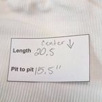 Michael Lauren  White Ribbed Knit Cutout Top NWT Size Small White Knit Top Photo 8