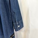 VTG Bechamel Plus Sz 3X Denim Top School Bus Embroidered Blue Button Teacher 168 Photo 6