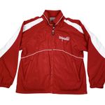 VINTAGE Red Windbreaker Jacket Photo 0