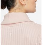 Nike NWT  Yoga Luxe Ribbed Cover-up Long-sleeve Women's Pink Sports Sweatshirt Photo 4