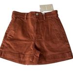 Everlane The Cotton Twill Short Jean Shorts Rosewood Brown Size 0 Photo 0