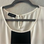 ⭐️I.N. studio white and black colorblock short sleeve blouse size XL Photo 2