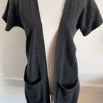 Whistles • Grey Cashmere Open Front Cardigan Gray Photo 0