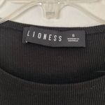 Princess Polly  Lioness Black Don't Blame Me Long Sleeve Side Slit Dress S Photo 5
