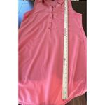 The Limited  V-neck Shirt Dress Buttons L Coral Elegant Casual Spring NO BELT Photo 8