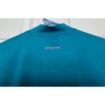 Patagonia Long Sleeve Shirt Teal Green Blue Mock Neck Vintage 71864 Women's M Photo 2