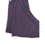 Requirements Vintage  Plaid Midi Skirt Size 9/10 Blue Red Green Elastic Waist Photo 2