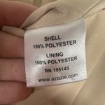 Azazie NEW  Vika Champagne Bridesmaids Dress Size A12 Beige Chiffon High Low Slit Photo 7