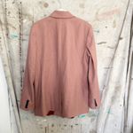 Cuyana  Wool Blend Double Breasted Blazer, Pink Dusty Rose Photo 4