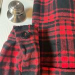 HYFVE Red And Black Plaid Button Down Shirt Jacket Size large Photo 4
