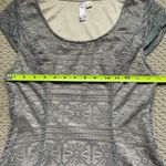 Alya by Francesca’s Sheer Illusion Lace Scoop Neck Fit & Flare Cocktail Dress S Photo 4